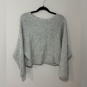 Abercrombie & Fitch Gray Knit Sweater Women’s S/M | Cozy Fall Pullover